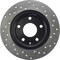 Centric Parts Sport Cross Drilled Brake Rotor, 128.45085R 128.45085R - alternate 4